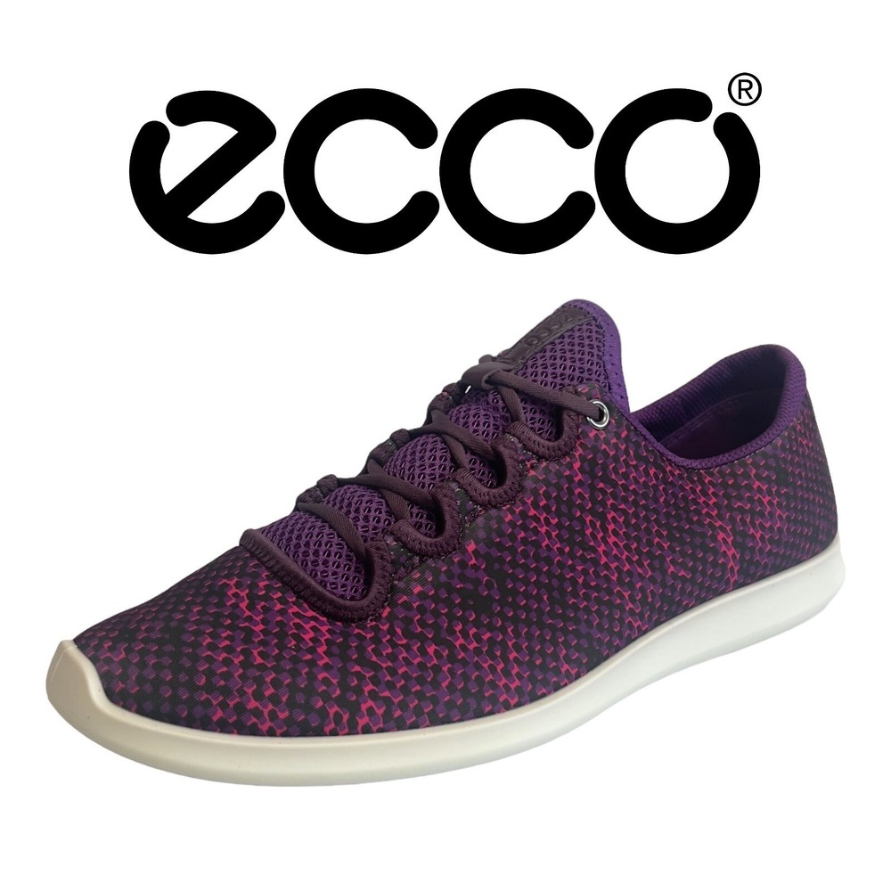 Ecco Sense Womens Athletic Comfort Shoes Size 41 (US 10-10.5) Purple 284043 NEW